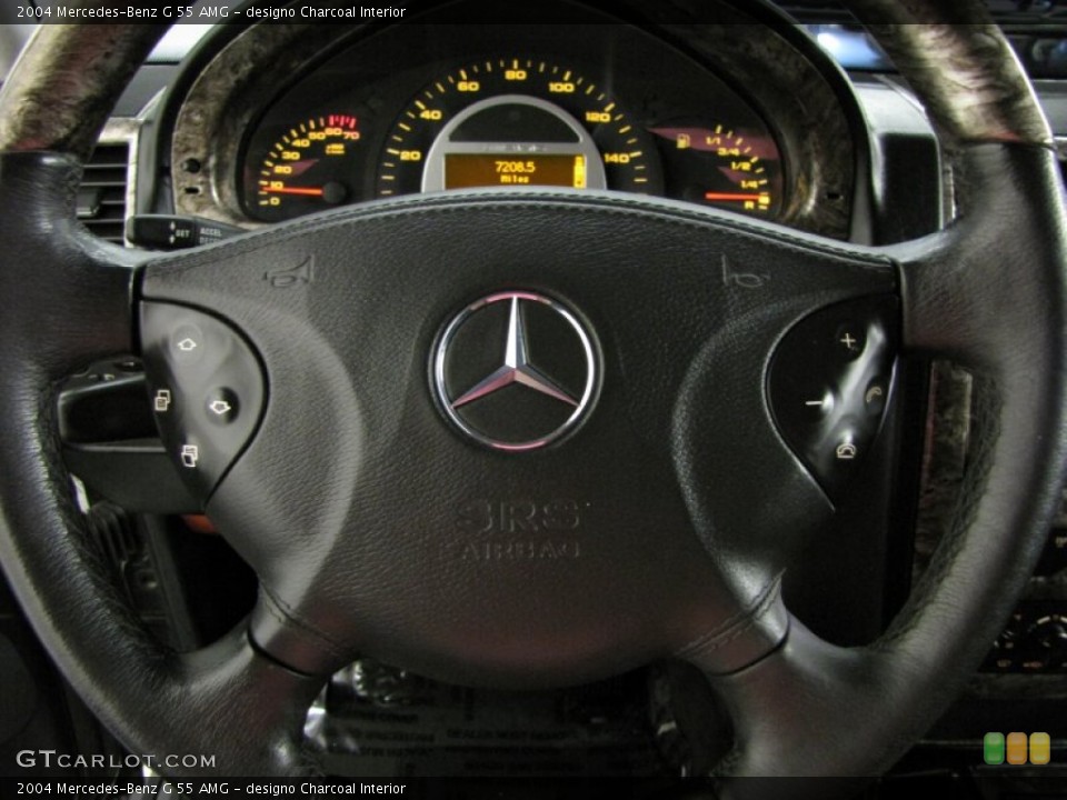 designo Charcoal Interior Steering Wheel for the 2004 Mercedes-Benz G 55 AMG #82124299