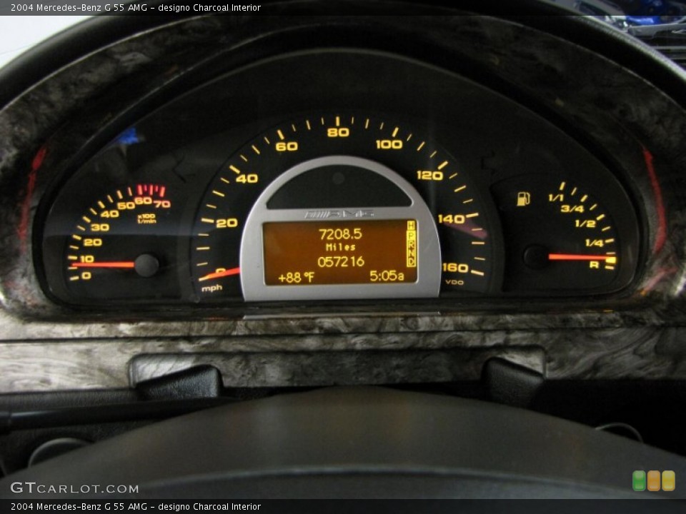 designo Charcoal Interior Gauges for the 2004 Mercedes-Benz G 55 AMG #82124416