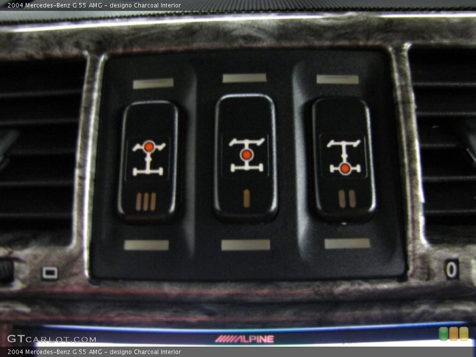 designo Charcoal Interior Controls for the 2004 Mercedes-Benz G 55 AMG #82124634