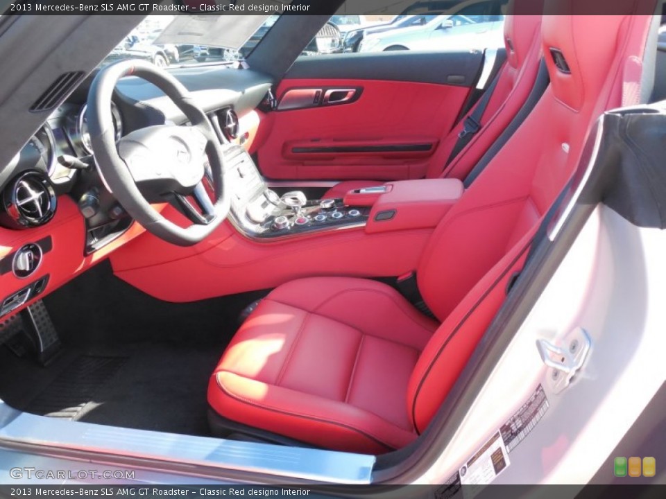 Classic Red designo 2013 Mercedes-Benz SLS Interiors