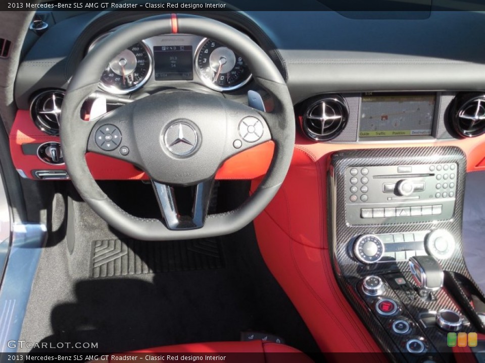 Classic Red designo Interior Dashboard for the 2013 Mercedes-Benz SLS AMG GT Roadster #82125522