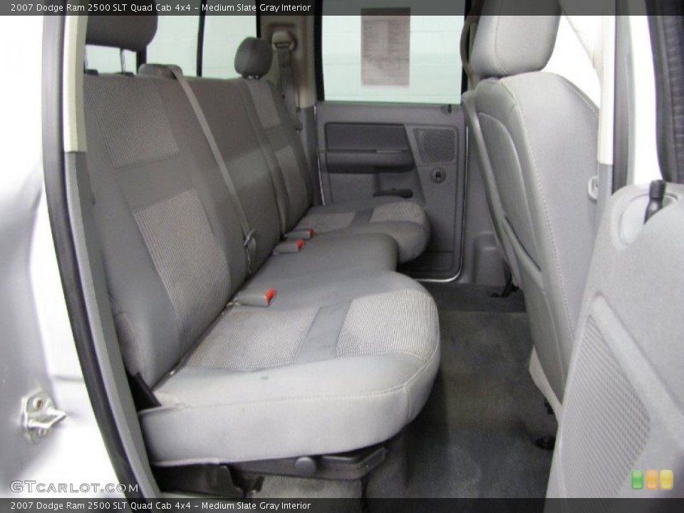 Medium Slate Gray Interior Rear Seat for the 2007 Dodge Ram 2500 SLT Quad Cab 4x4 #82125787