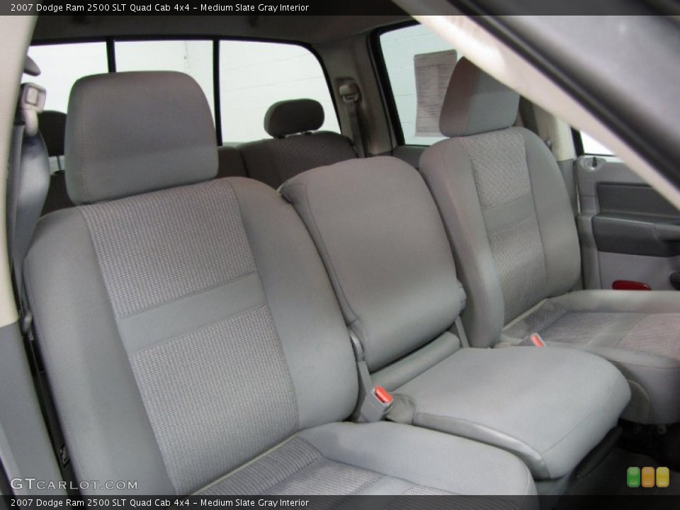 Medium Slate Gray Interior Front Seat for the 2007 Dodge Ram 2500 SLT Quad Cab 4x4 #82125808