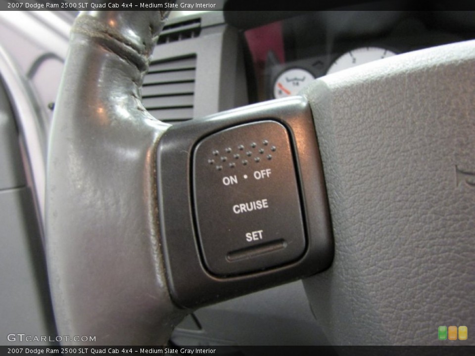 Medium Slate Gray Interior Controls for the 2007 Dodge Ram 2500 SLT Quad Cab 4x4 #82125989