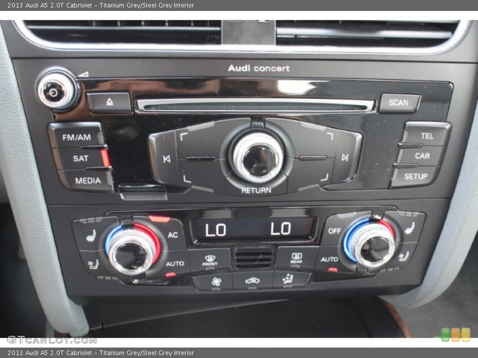 Titanium Grey/Steel Grey Interior Controls for the 2013 Audi A5 2.0T Cabriolet #82126702