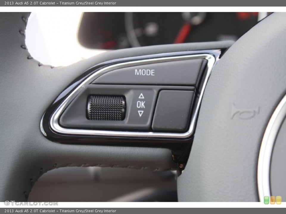 Titanium Grey/Steel Grey Interior Controls for the 2013 Audi A5 2.0T Cabriolet #82126786
