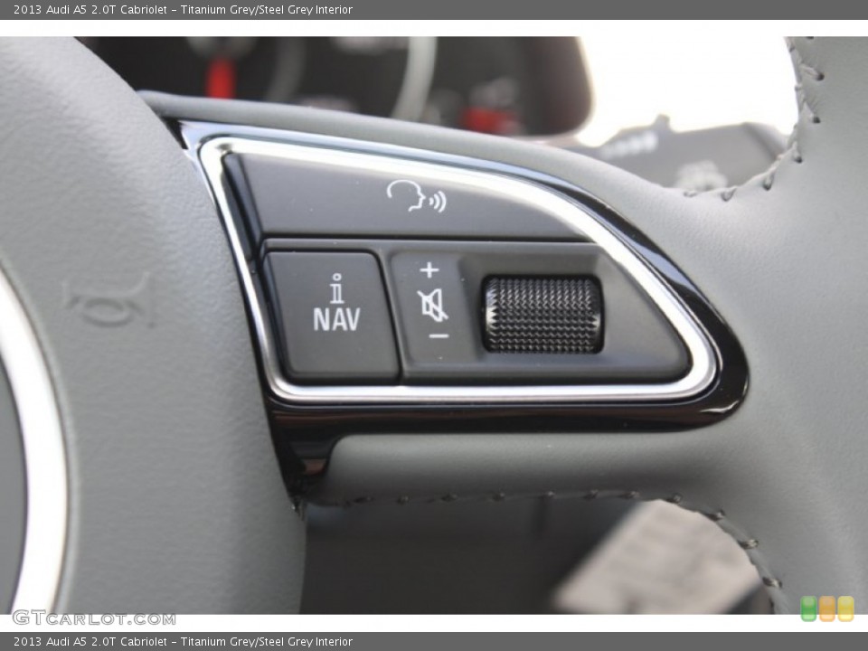 Titanium Grey/Steel Grey Interior Controls for the 2013 Audi A5 2.0T Cabriolet #82126801