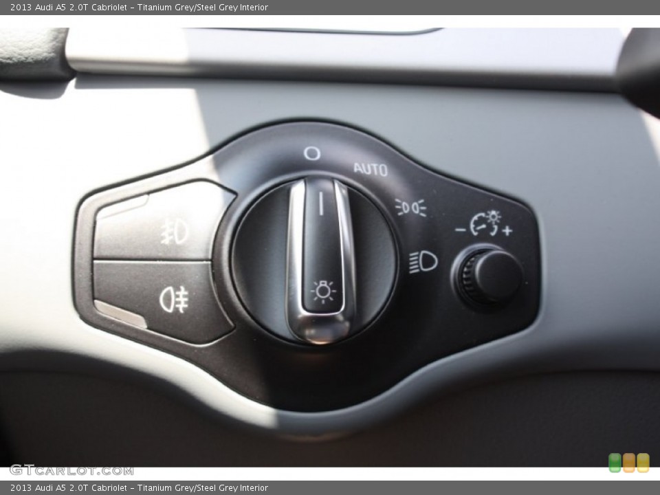 Titanium Grey/Steel Grey Interior Controls for the 2013 Audi A5 2.0T Cabriolet #82126824