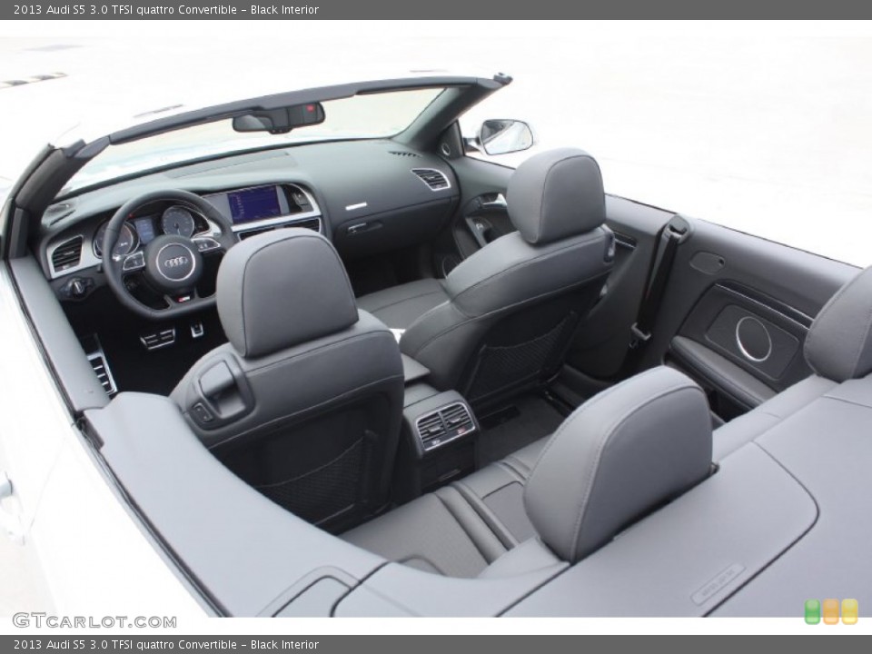 Black Interior Photo for the 2013 Audi S5 3.0 TFSI quattro Convertible #82127219