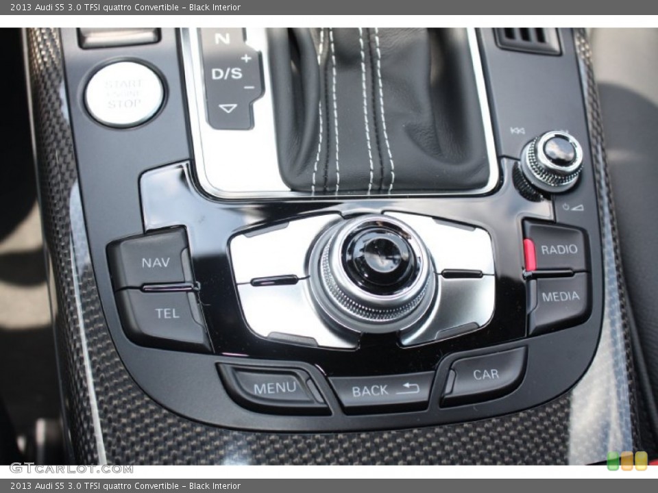 Black Interior Controls for the 2013 Audi S5 3.0 TFSI quattro Convertible #82127491