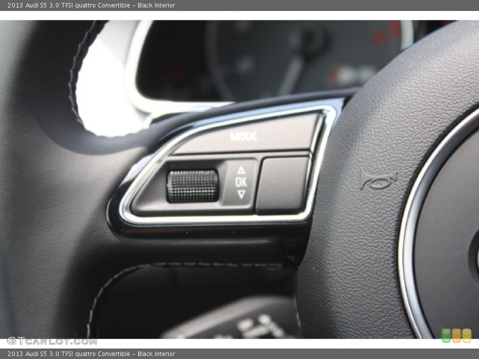 Black Interior Controls for the 2013 Audi S5 3.0 TFSI quattro Convertible #82127557