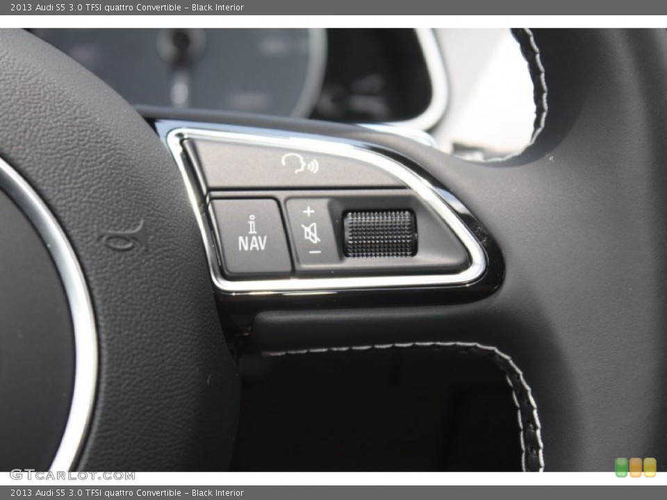 Black Interior Controls for the 2013 Audi S5 3.0 TFSI quattro Convertible #82127581