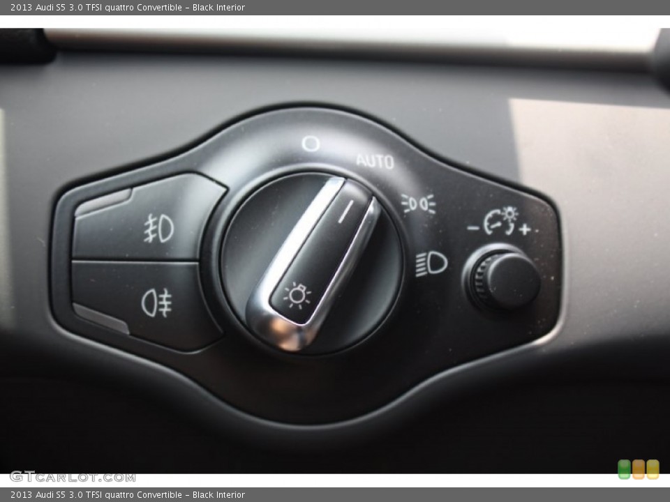Black Interior Controls for the 2013 Audi S5 3.0 TFSI quattro Convertible #82127642