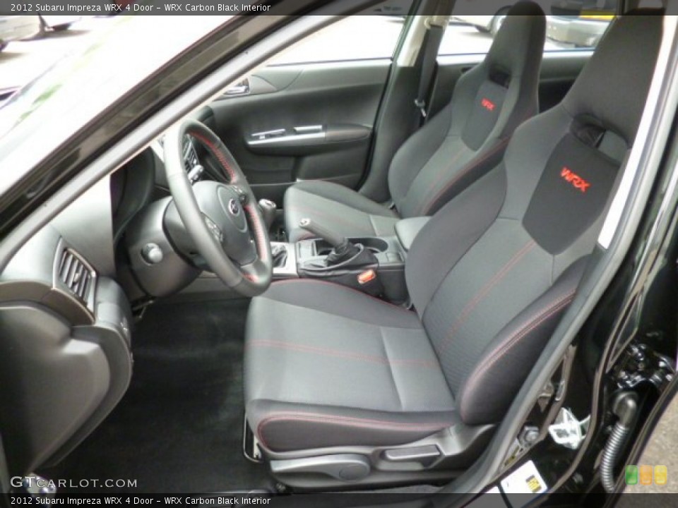 WRX Carbon Black Interior Photo for the 2012 Subaru Impreza WRX 4 Door #82128047