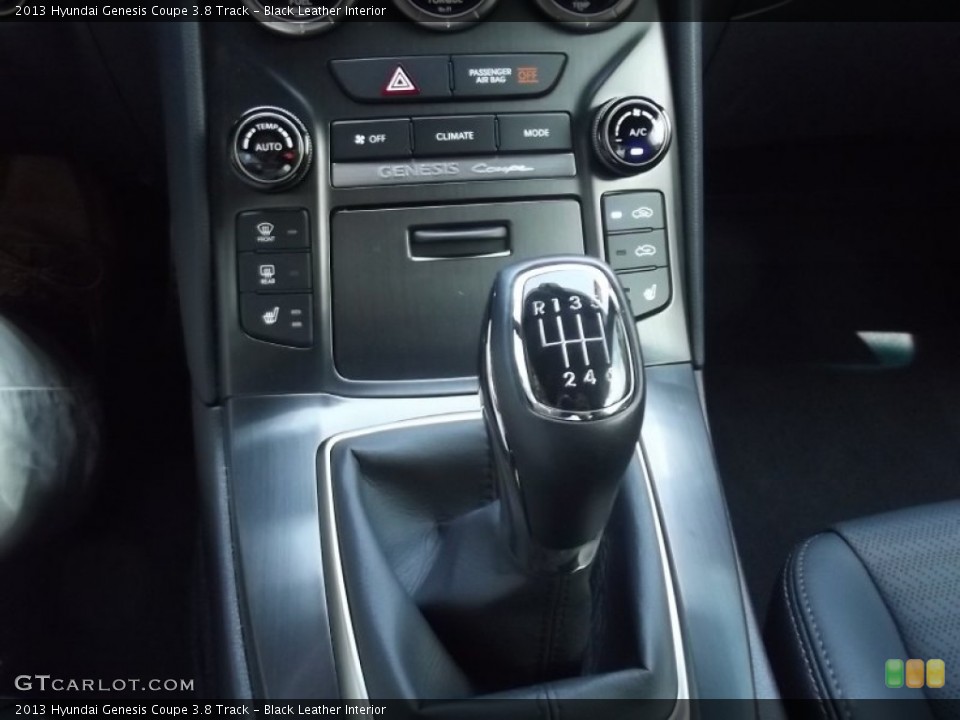 Black Leather Interior Transmission for the 2013 Hyundai Genesis Coupe 3.8 Track #82129735