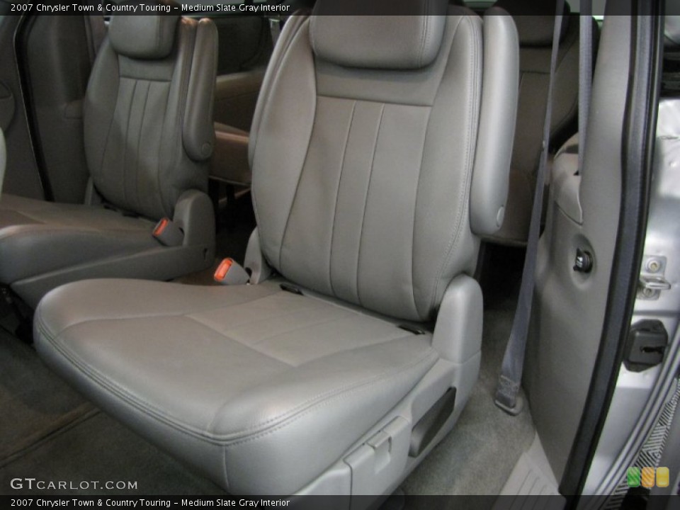 Medium Slate Gray Interior Rear Seat for the 2007 Chrysler Town & Country Touring #82131007