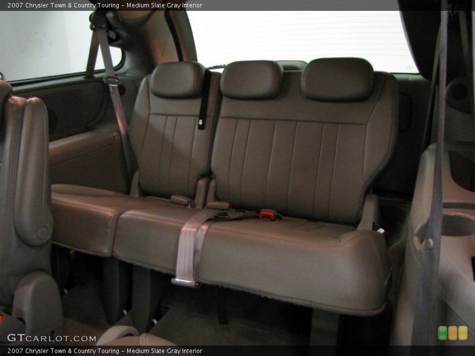 Medium Slate Gray Interior Rear Seat for the 2007 Chrysler Town & Country Touring #82131034