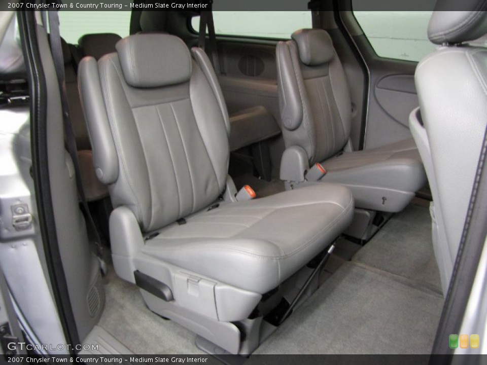 Medium Slate Gray Interior Rear Seat for the 2007 Chrysler Town & Country Touring #82131085