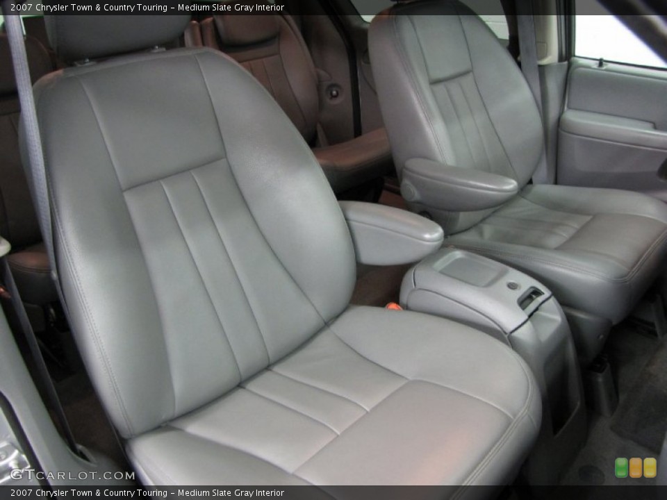 Medium Slate Gray Interior Rear Seat for the 2007 Chrysler Town & Country Touring #82131107