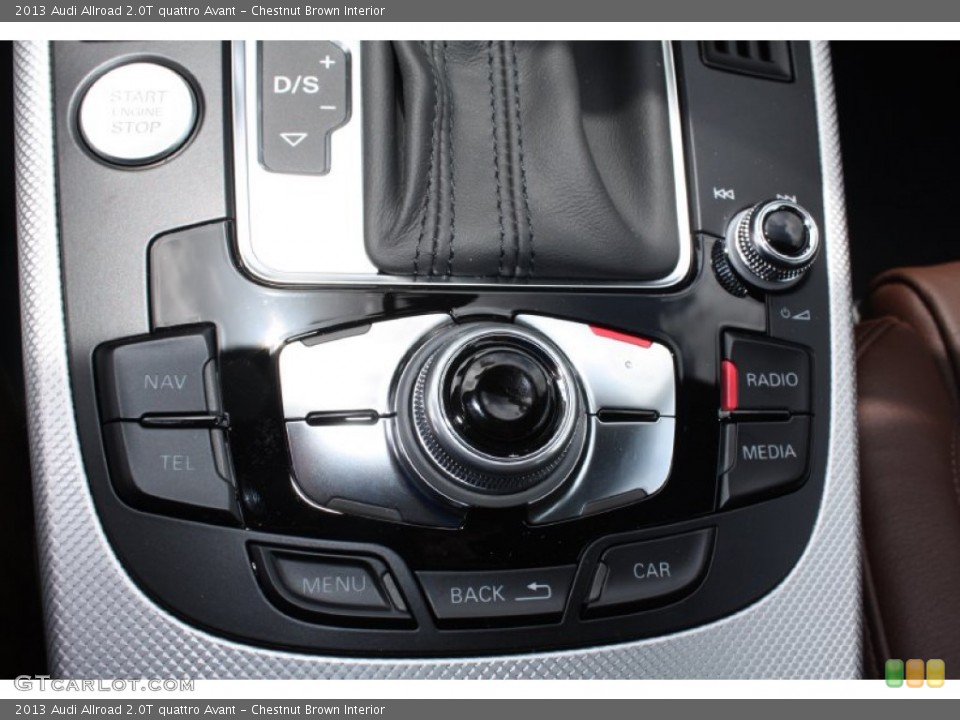 Chestnut Brown Interior Controls for the 2013 Audi Allroad 2.0T quattro Avant #82131530