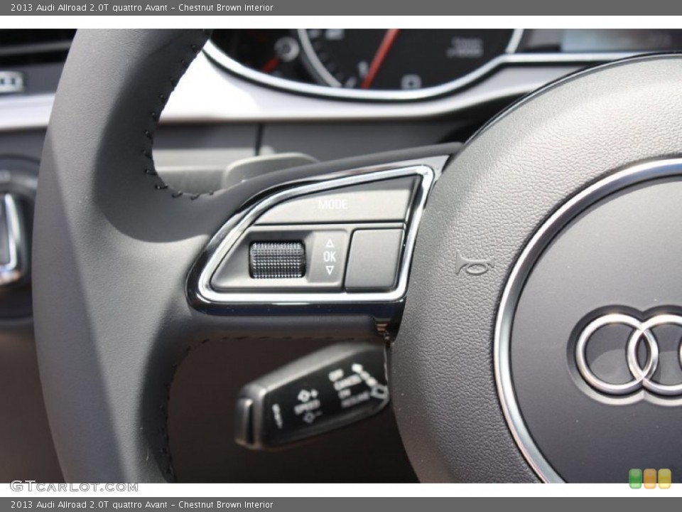 Chestnut Brown Interior Controls for the 2013 Audi Allroad 2.0T quattro Avant #82131578