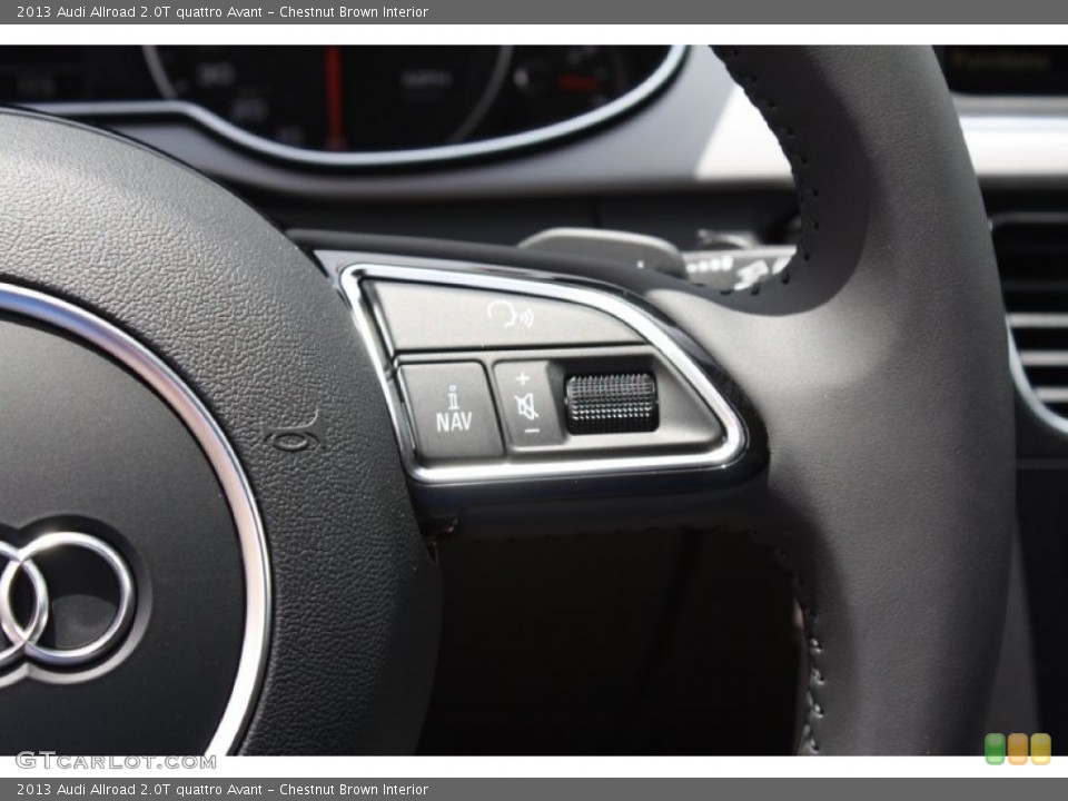 Chestnut Brown Interior Controls for the 2013 Audi Allroad 2.0T quattro Avant #82131605