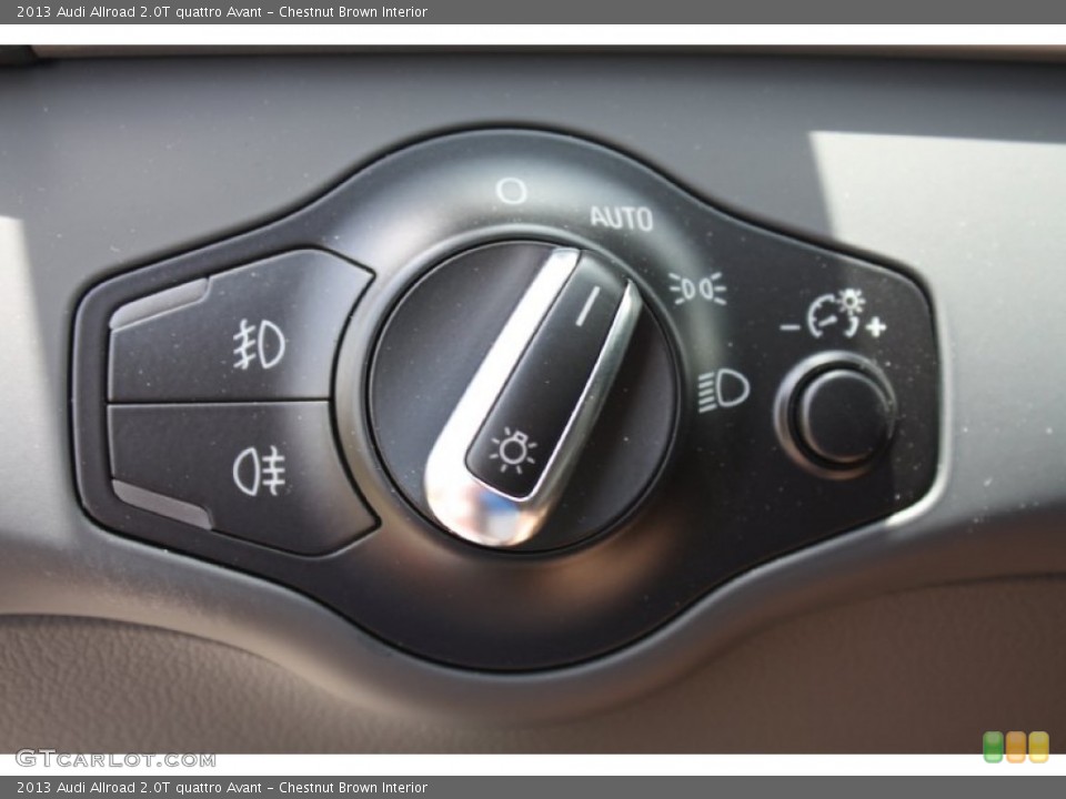 Chestnut Brown Interior Controls for the 2013 Audi Allroad 2.0T quattro Avant #82131646