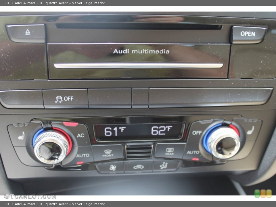 Velvet Beige Interior Controls for the 2013 Audi Allroad 2.0T quattro Avant #82132210