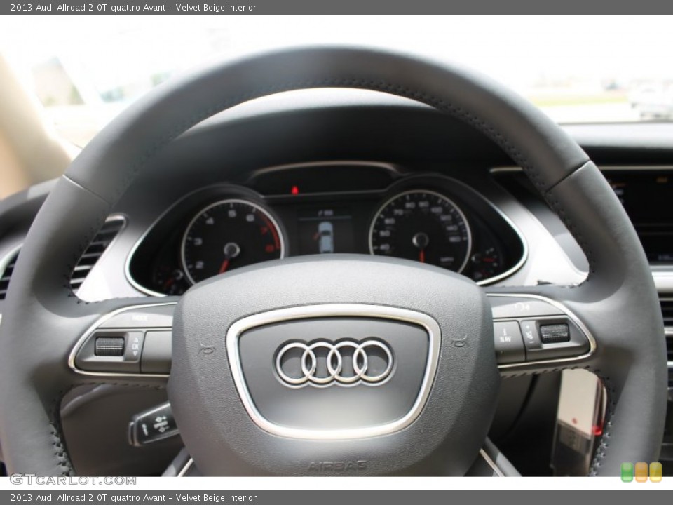 Velvet Beige Interior Steering Wheel for the 2013 Audi Allroad 2.0T quattro Avant #82132291