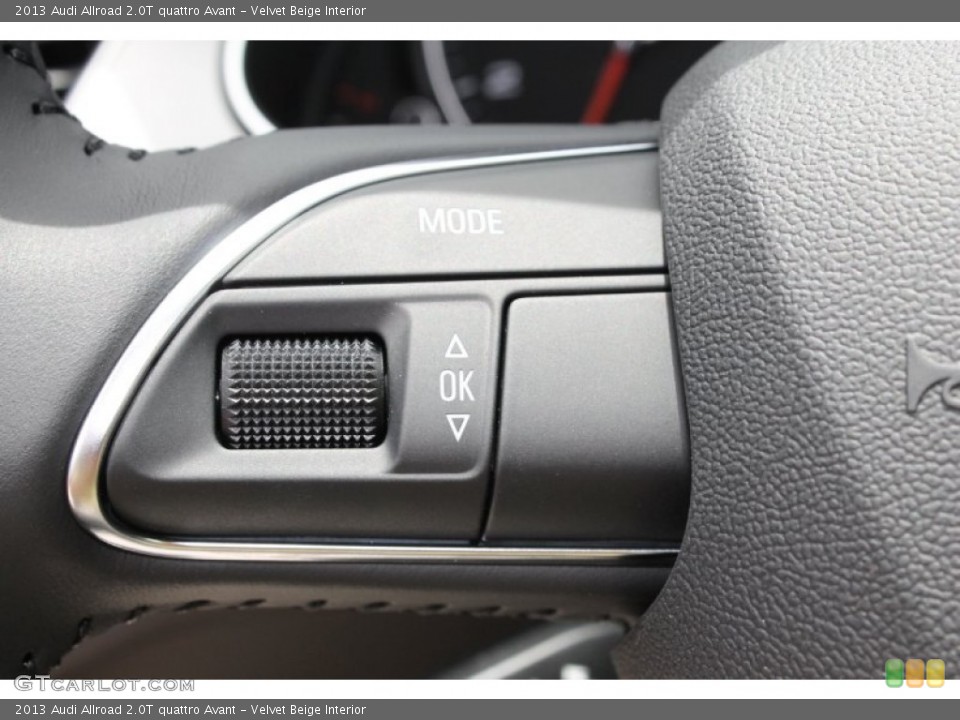 Velvet Beige Interior Controls for the 2013 Audi Allroad 2.0T quattro Avant #82132310