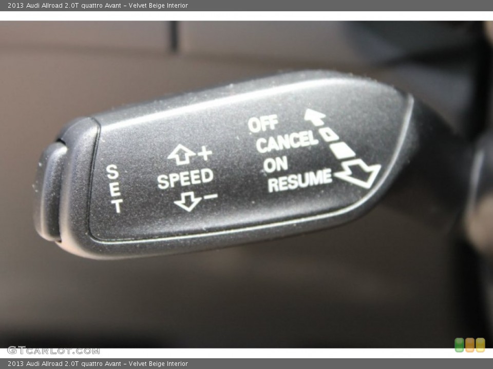 Velvet Beige Interior Controls for the 2013 Audi Allroad 2.0T quattro Avant #82132349