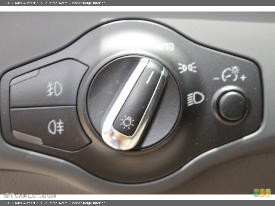 Velvet Beige Interior Controls for the 2013 Audi Allroad 2.0T quattro Avant #82132374