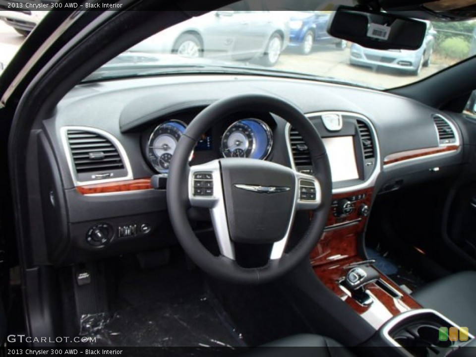Black Interior Dashboard for the 2013 Chrysler 300 AWD #82132534