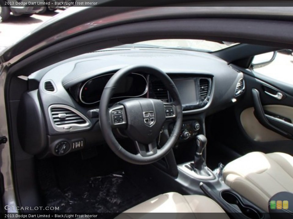 Black/Light Frost Interior Prime Interior for the 2013 Dodge Dart Limited #82135336