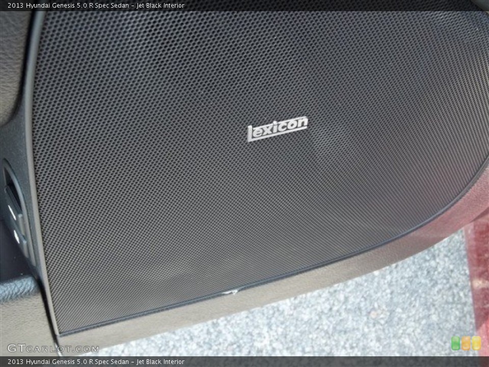 Jet Black Interior Audio System for the 2013 Hyundai Genesis 5.0 R Spec Sedan #82135978