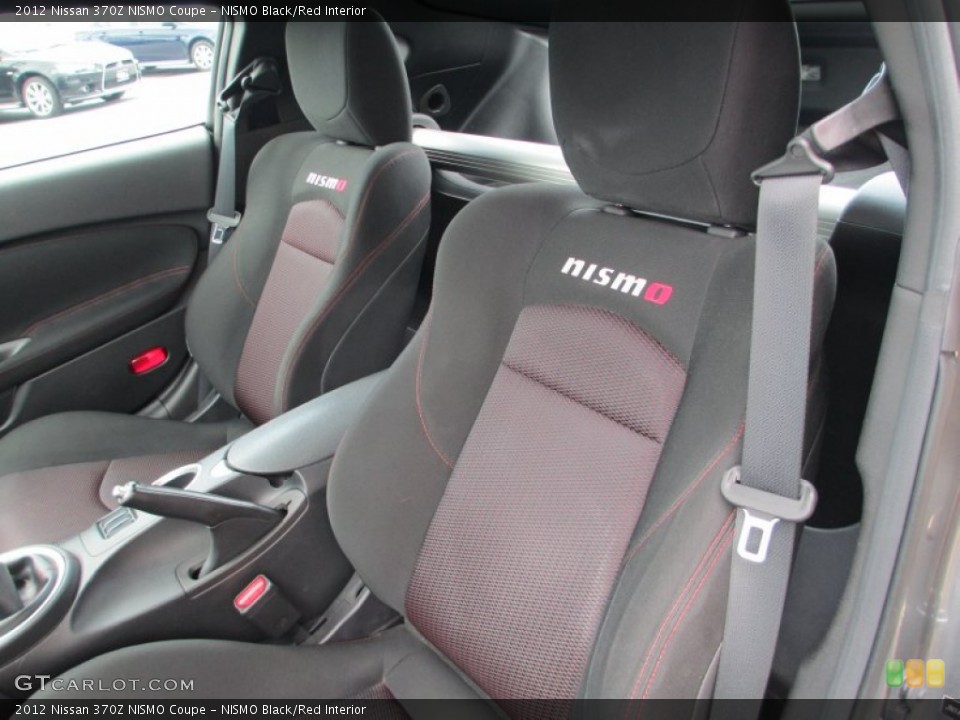 NISMO Black/Red Interior Front Seat for the 2012 Nissan 370Z NISMO Coupe #82136860
