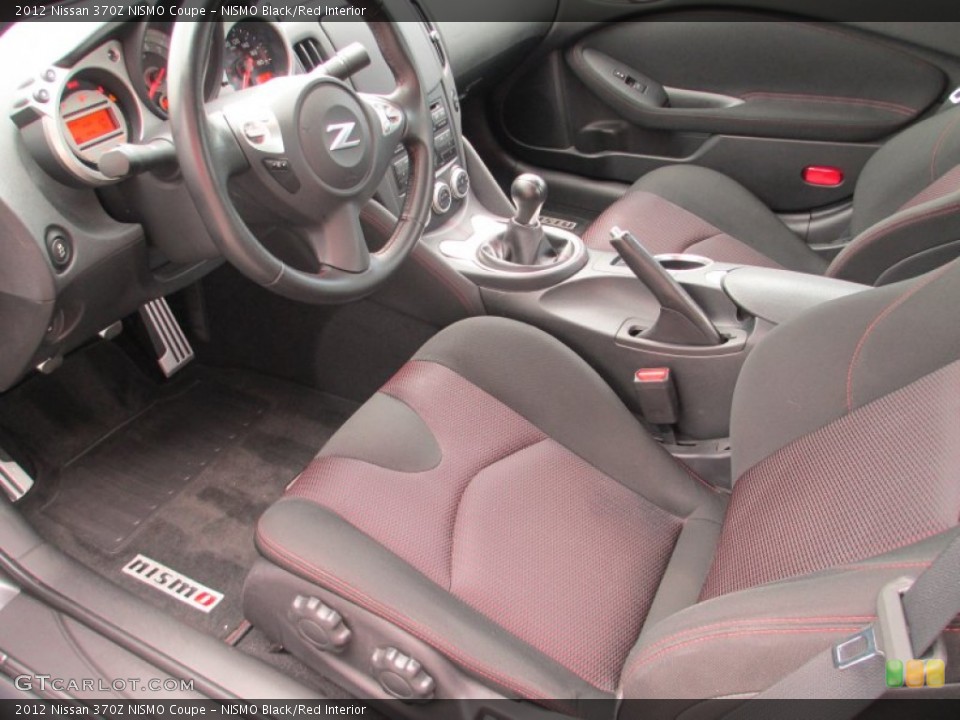 NISMO Black/Red 2012 Nissan 370Z Interiors