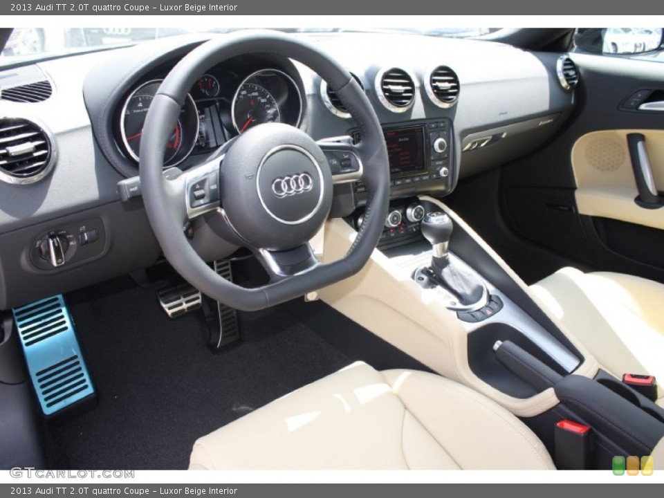 Luxor Beige 2013 Audi TT Interiors