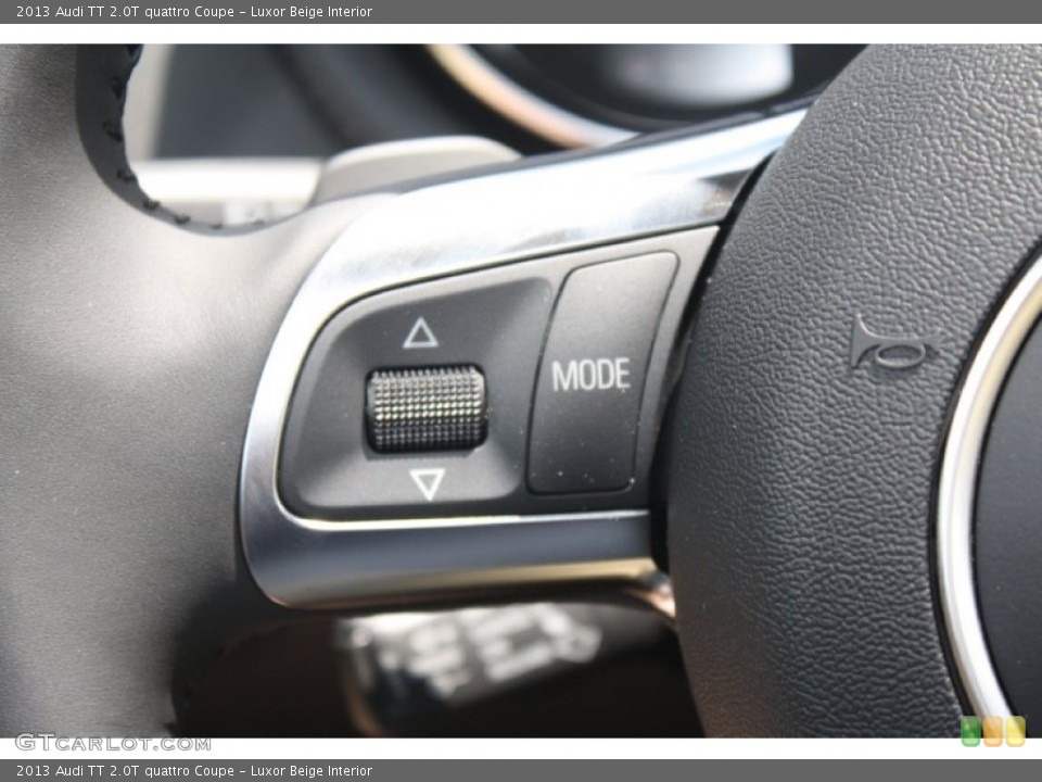 Luxor Beige Interior Controls for the 2013 Audi TT 2.0T quattro Coupe #82137836