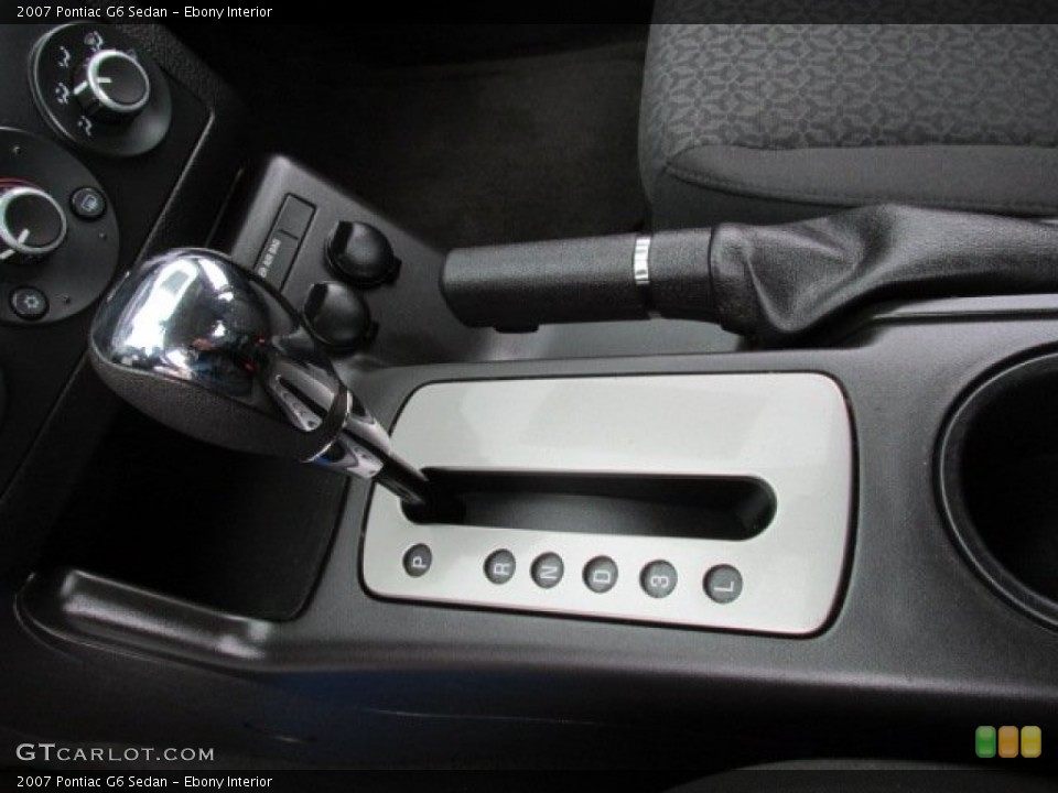 Ebony Interior Transmission for the 2007 Pontiac G6 Sedan #82137852