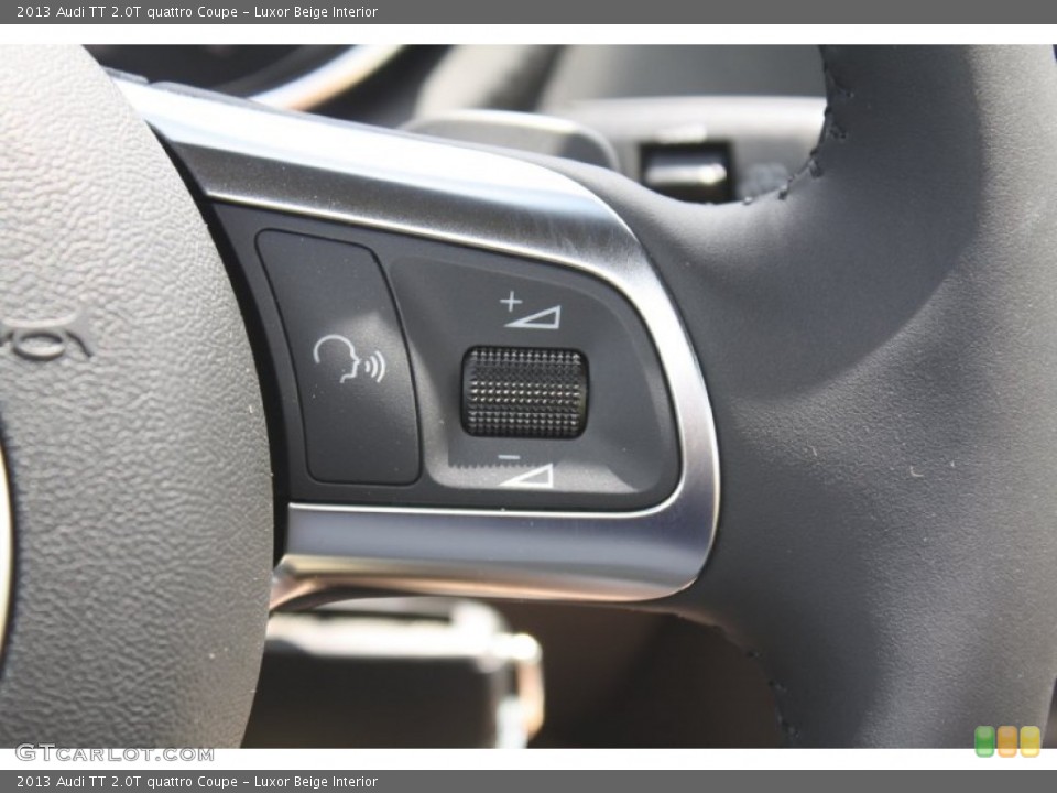 Luxor Beige Interior Controls for the 2013 Audi TT 2.0T quattro Coupe #82137856