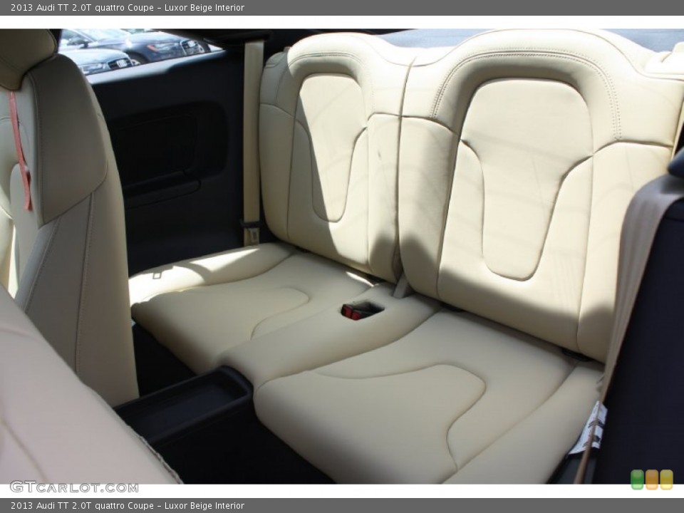 Luxor Beige Interior Rear Seat for the 2013 Audi TT 2.0T quattro Coupe #82137918