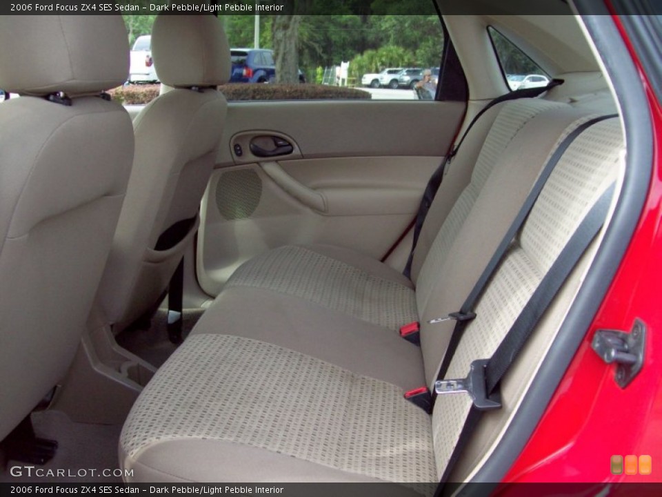 Dark Pebble/Light Pebble Interior Rear Seat for the 2006 Ford Focus ZX4 SES Sedan #82138536