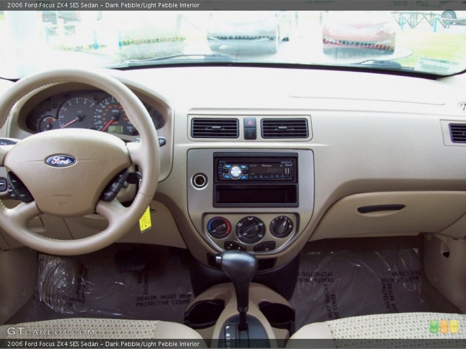 Dark Pebble/Light Pebble Interior Dashboard for the 2006 Ford Focus ZX4 SES Sedan #82138641
