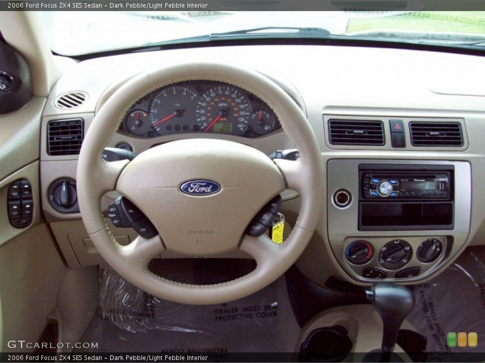 Dark Pebble/Light Pebble Interior Dashboard for the 2006 Ford Focus ZX4 SES Sedan #82138658