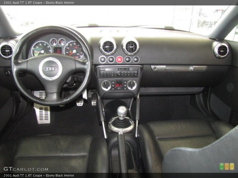 Ebony Black Interior Dashboard for the 2001 Audi TT 1.8T Coupe #82138704