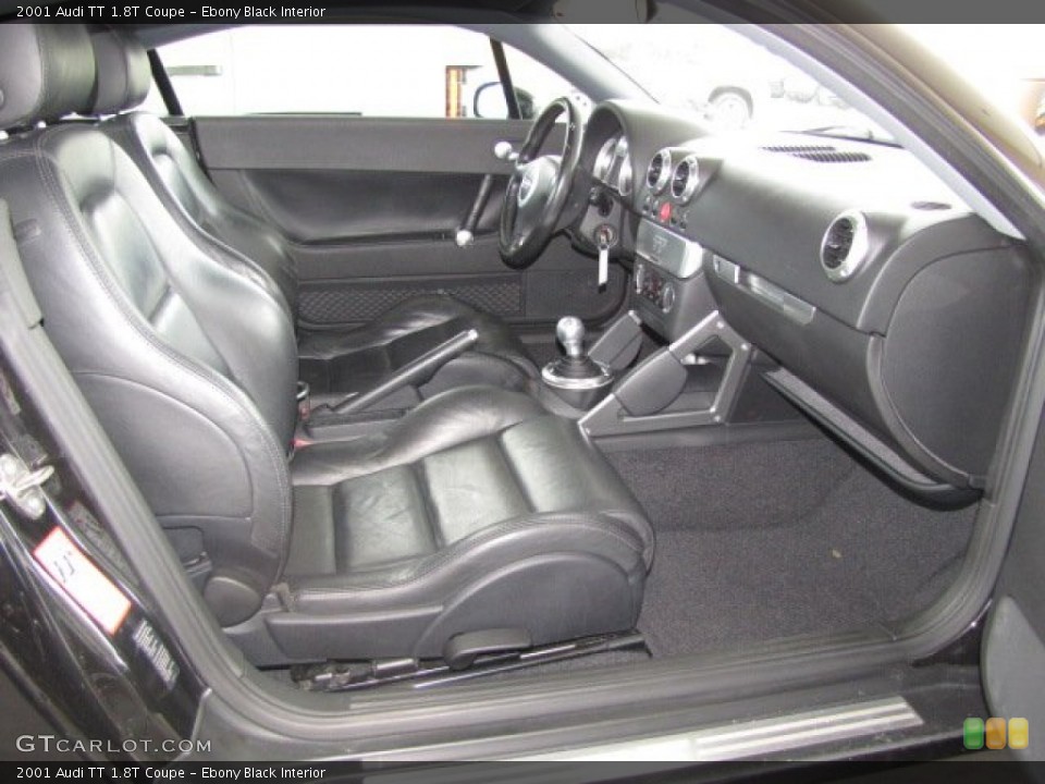Ebony Black Interior Photo for the 2001 Audi TT 1.8T Coupe #82138725