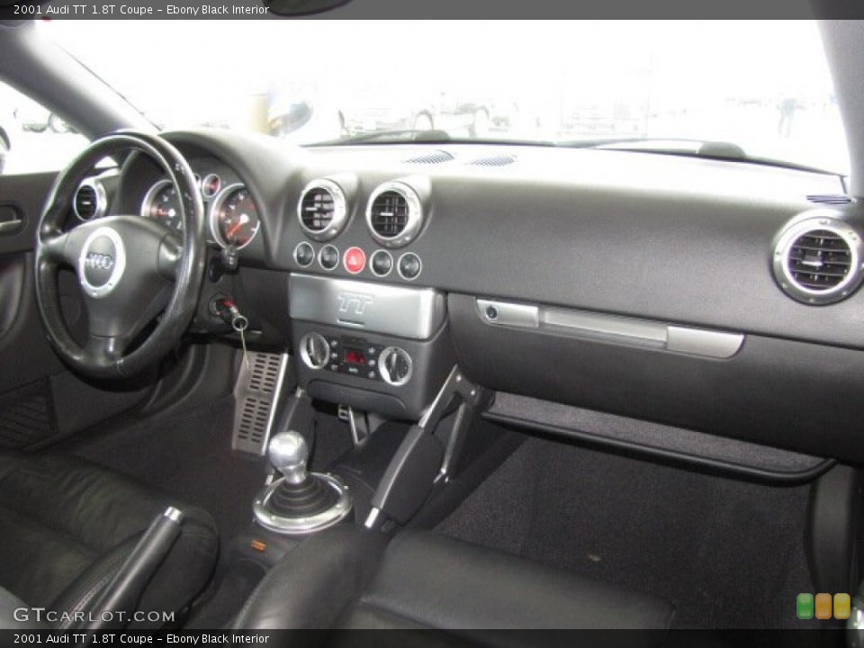 Ebony Black Interior Dashboard for the 2001 Audi TT 1.8T Coupe #82139203