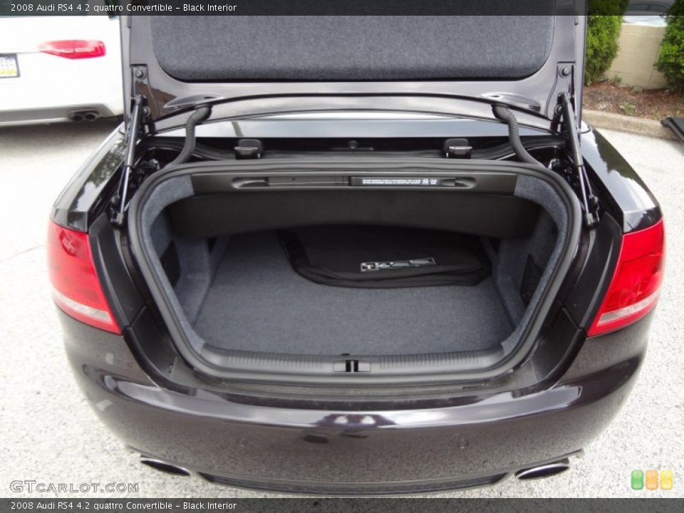 Black Interior Trunk for the 2008 Audi RS4 4.2 quattro Convertible #82139265