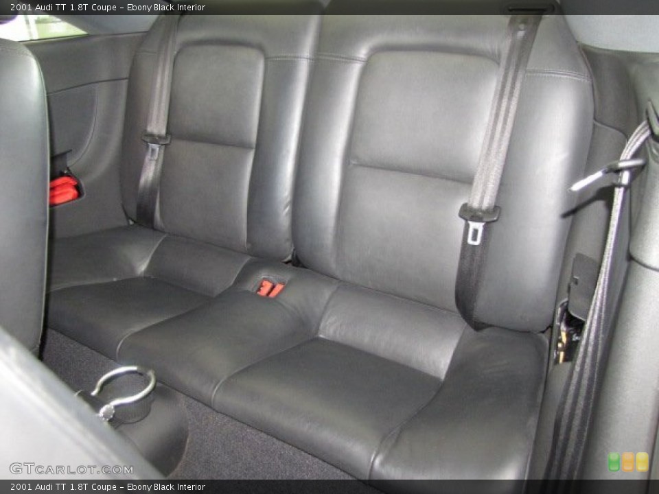 Ebony Black Interior Rear Seat for the 2001 Audi TT 1.8T Coupe #82139296